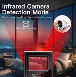 Portable Professional Camera Detector, GPS Tracker Finder for Travel