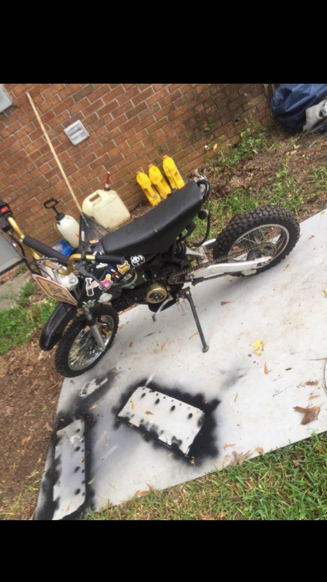 125 dirt bike run good $560