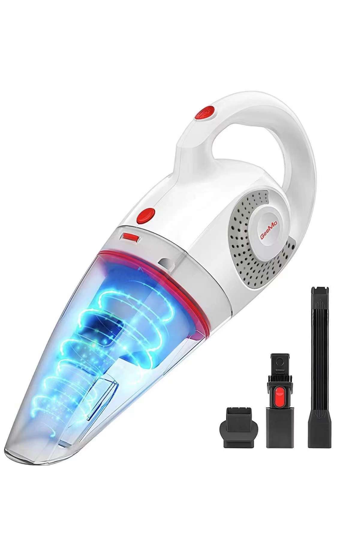 Handheld Vacuum Cordless Rechargeable, 8500PA Wet&Dry Hand Vac with Powerful Cyclonic Suction, Lightweight Portable Hand Vacuum Cleaner Powered by Li