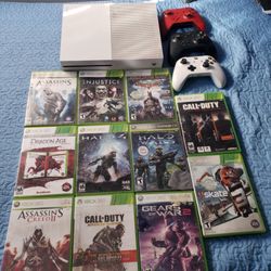 Great Games at $15! Per Game X 21 Games. 40! Per Control. & $180! Firm New Xbox one S 1000GB im willing to Trade All Total $575 But I Want $450 