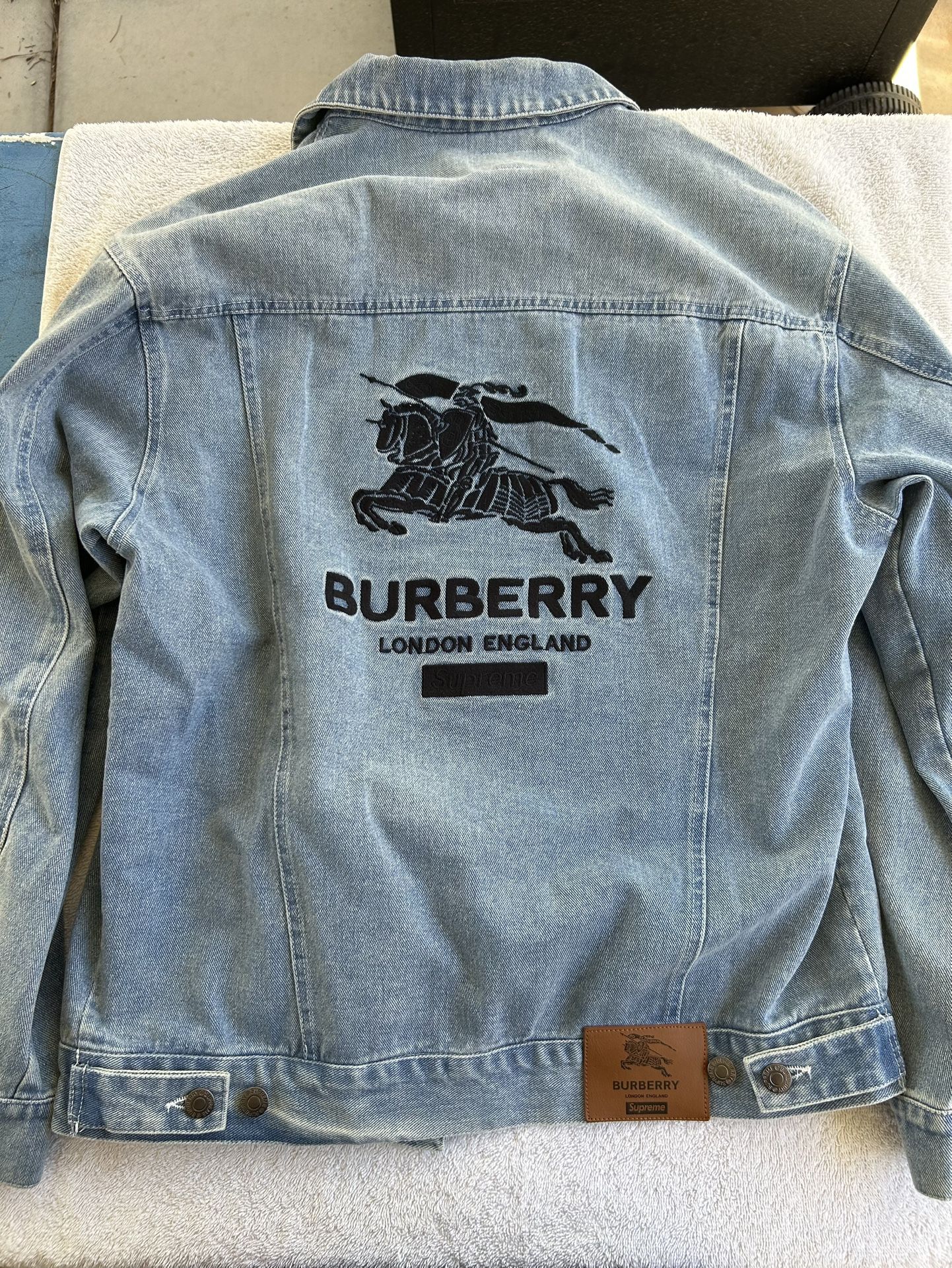 Supreme x Burberry Denim Jacket