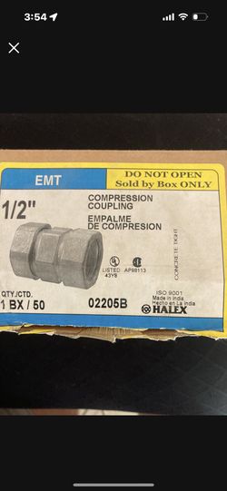 1/2” EMT Compression Fittings 