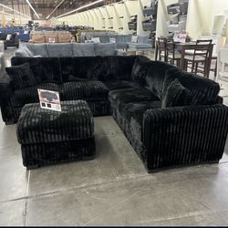 Black Living Room Set