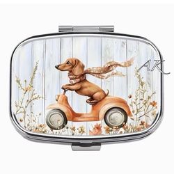 Dachshund Pill Box 🐾 Doxie Wiener
