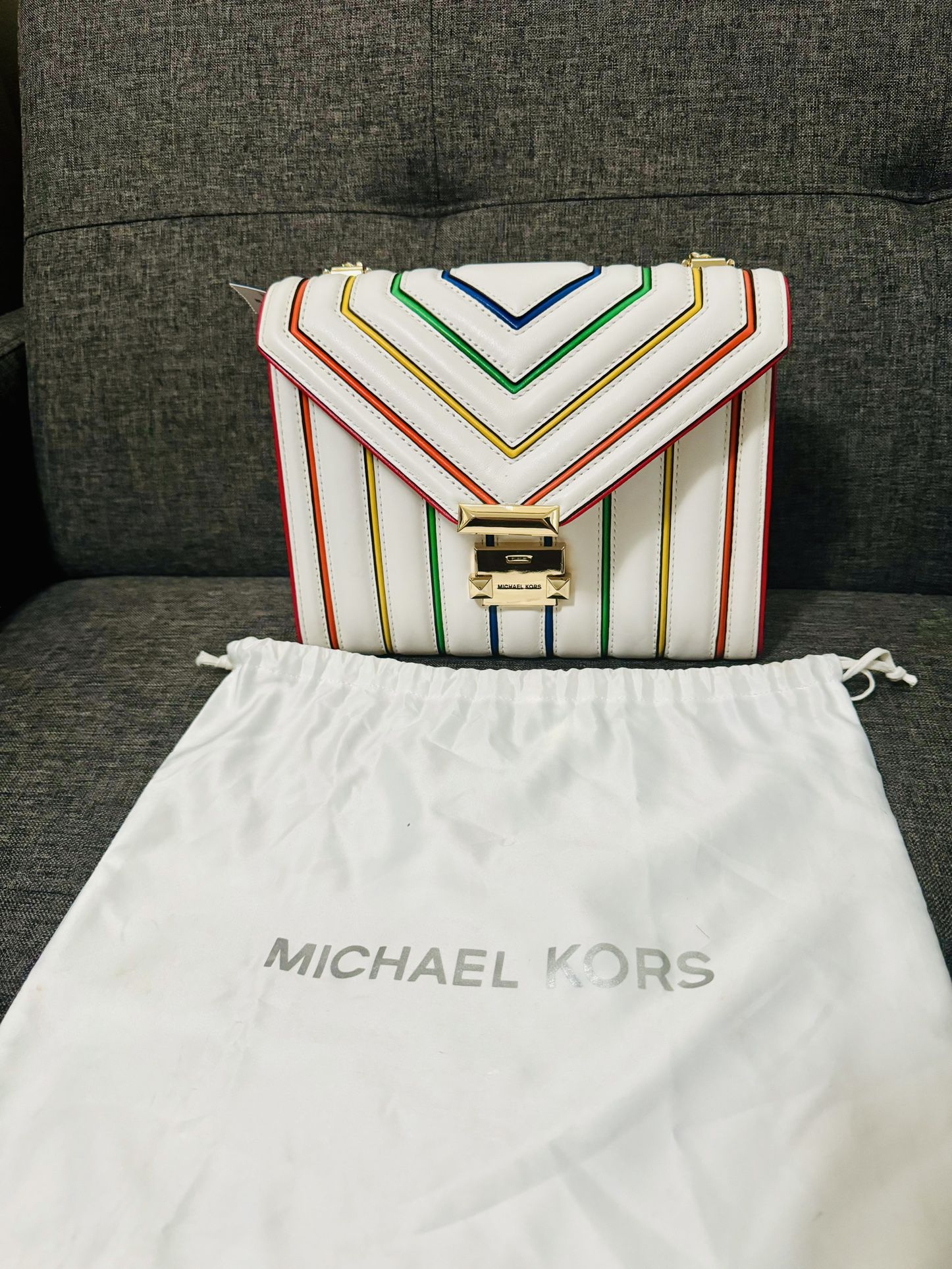 Whitney Large Rainbow  Shoulder Bag Michael kors