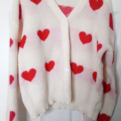 Shein heart sweater for women
