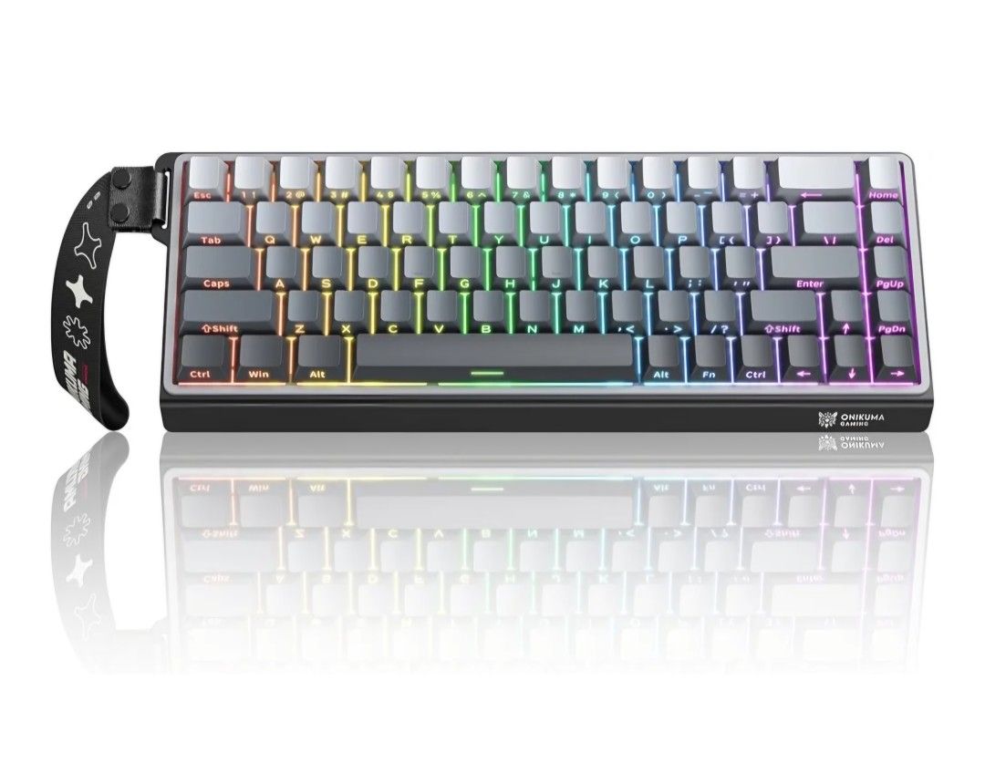 Mechanical Gaming Keyboard 60%,Magnetic Switch Hot Swappable, Rapid Trigger, Adjustable Actuation, 8000Hz Polling Rate, RGB Backlit, Compact 68 Keys f
