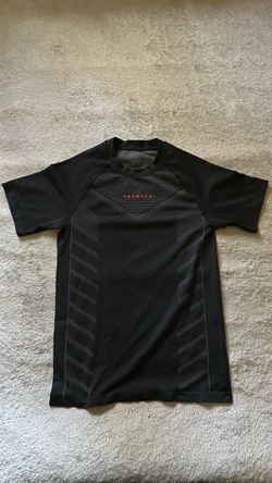 YoungLA 465 Superhero Compression Tee Black Gym Shirt
