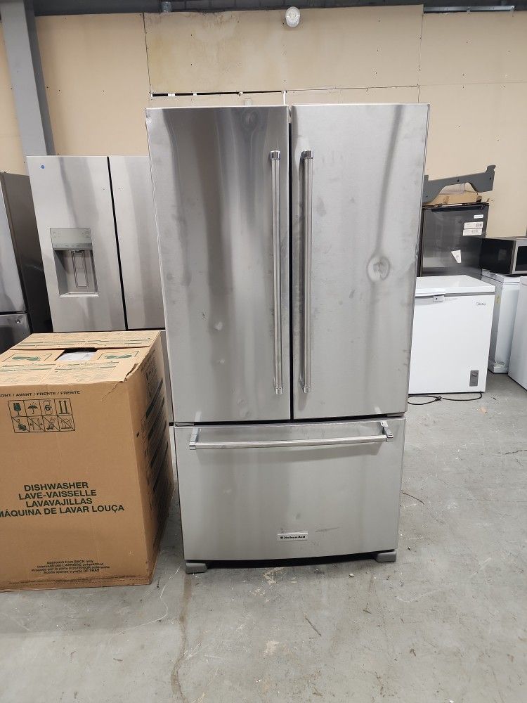 New KitchenAid French Door Counter Depth Stainless Steel