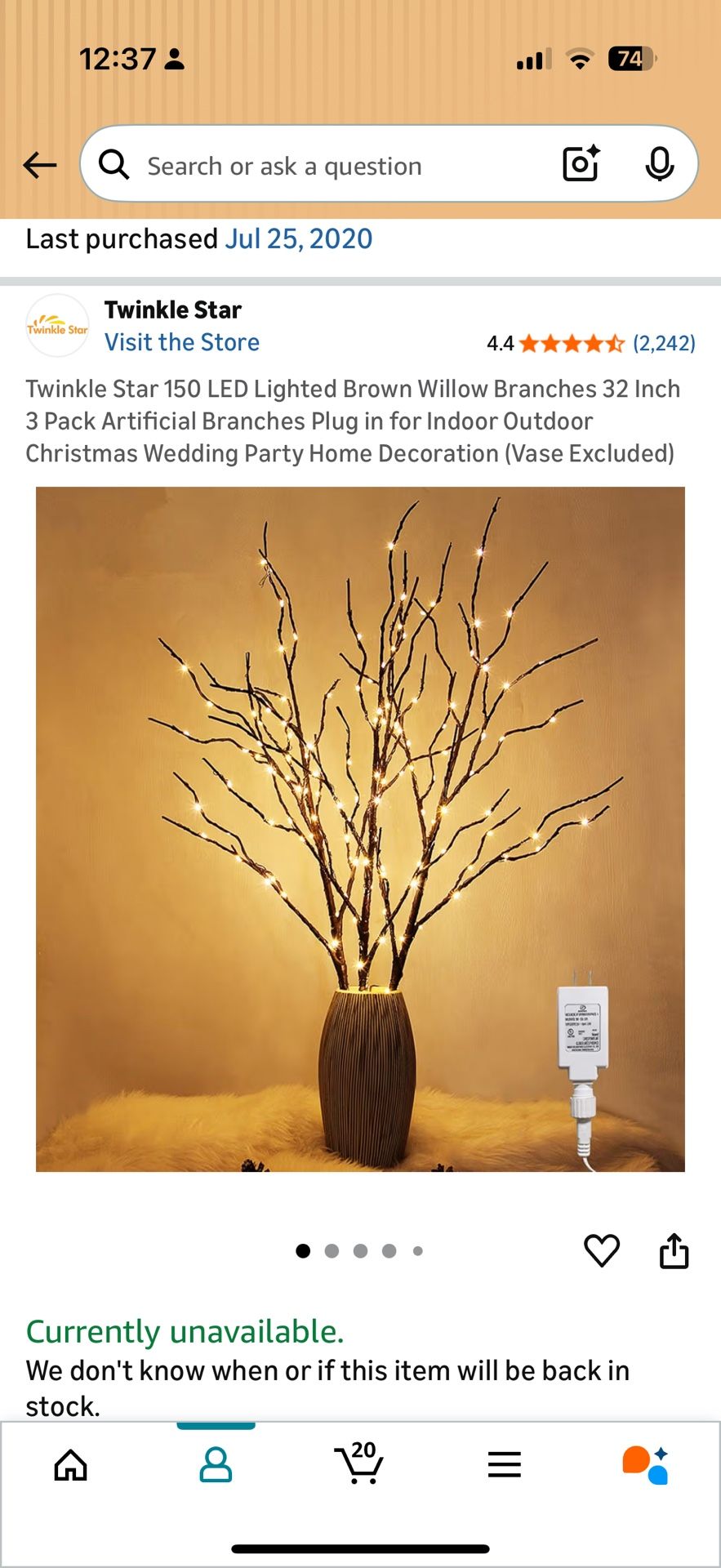 Christmas Wedding Party Home Decoration (Vase Excluded)