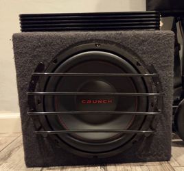 Subwoofer 12" with box and amplifier