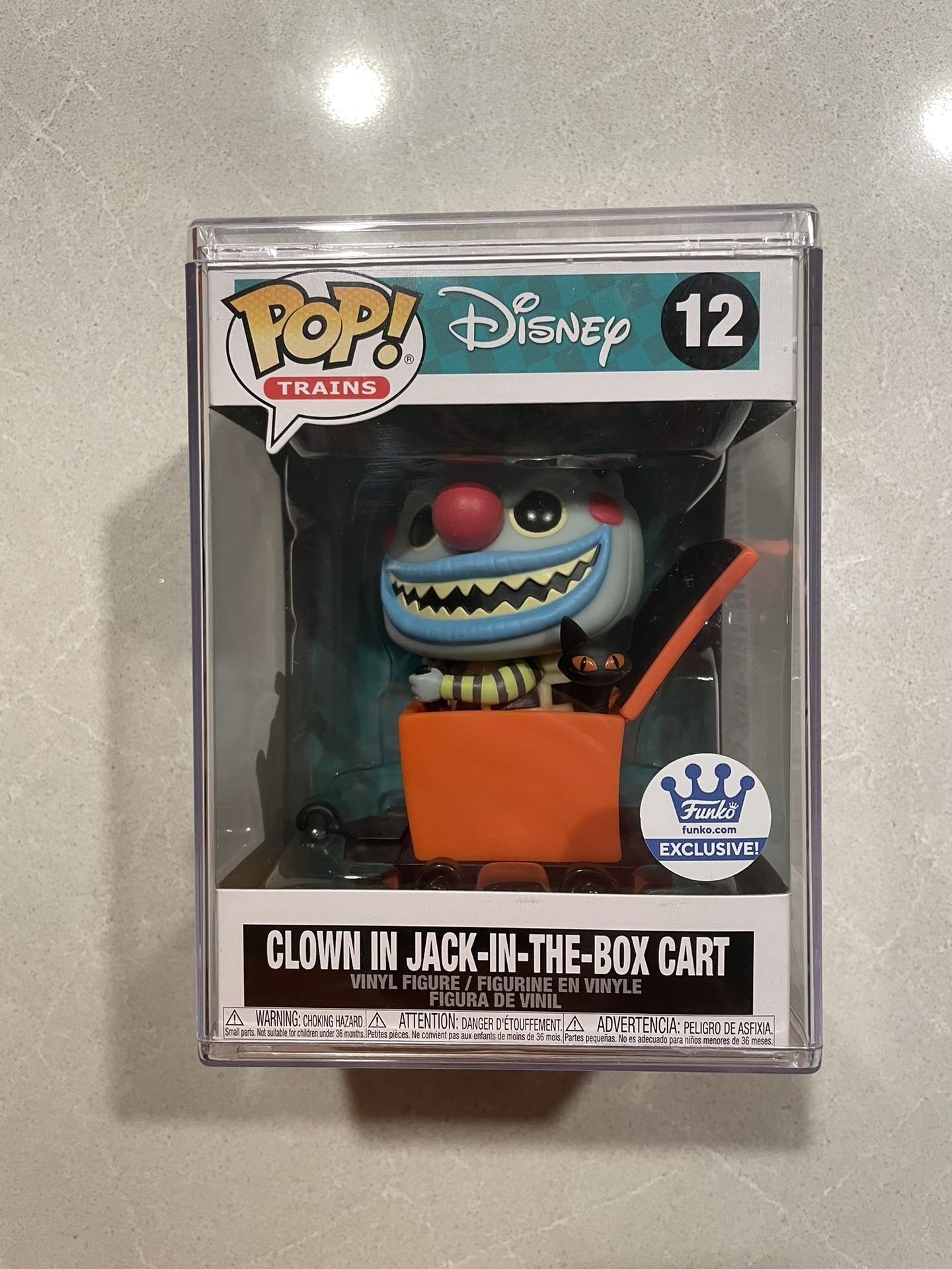 Clown Jack-in-the-box Cart Funko Pop Train *MINT* Shop Exclusive Disney Nightmare Christmas NBC 12 Jack Skellington