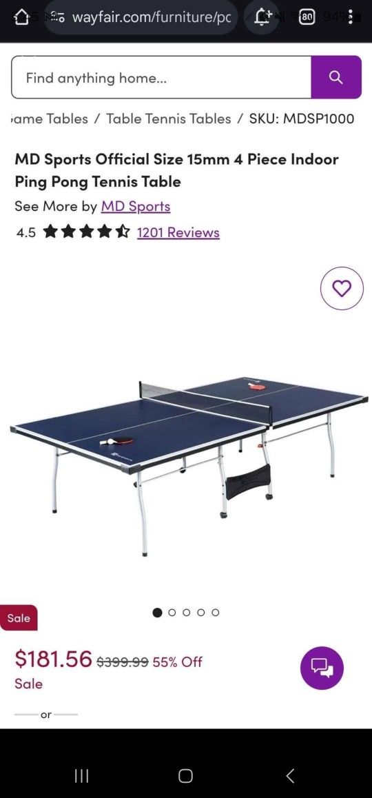 Brand New Ping Pong Table