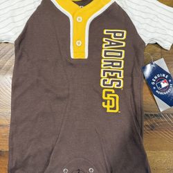 San Diego Padres Infant Bodysuit Size 12M - 6-9M And 3/6M 