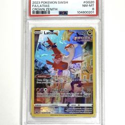 2023 Pokemon SWSH FA Latias Crown Zenith #GG20 PSA 8