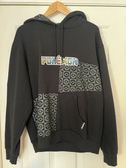 Starter Pokémon Black & Grey Panel Hoodie