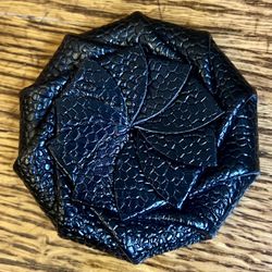 Vintage Leather coin purse from Montgomery Ward with original sales tag