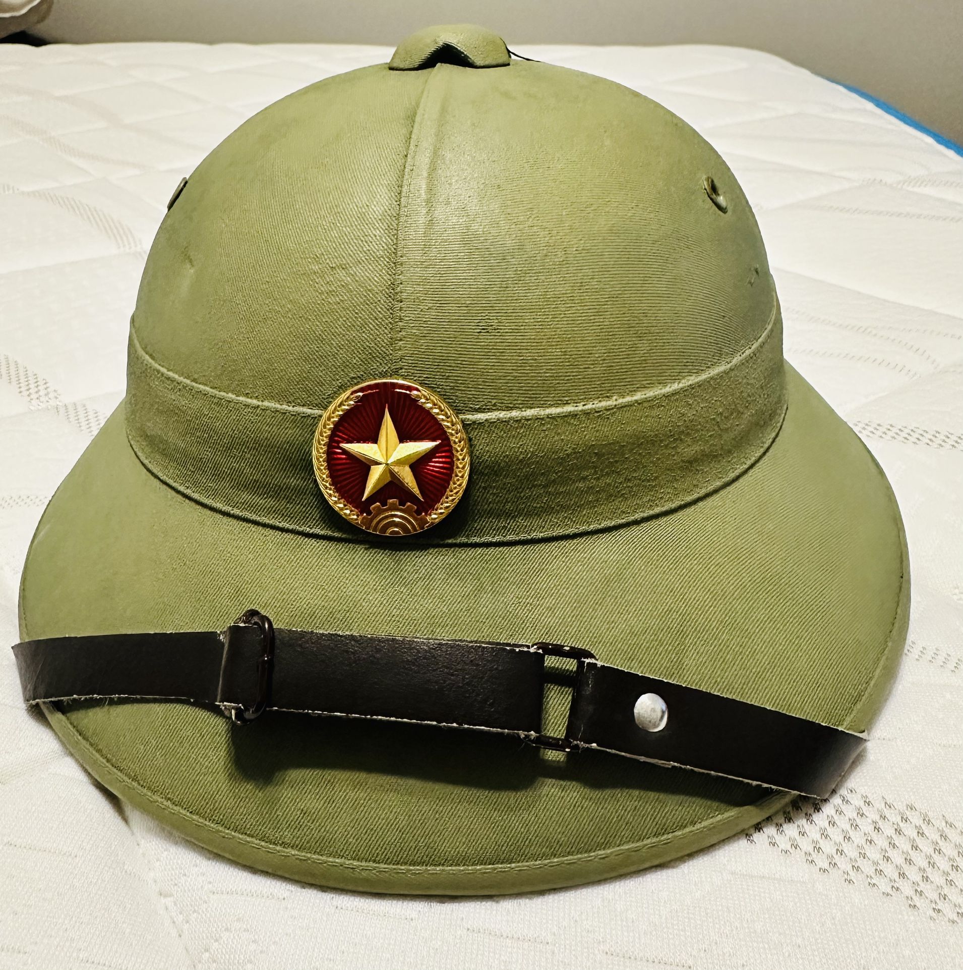Authentic Vietnamese Army Pith Helmet 