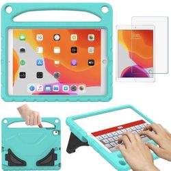 Case for iPad 10.2 2019 2020-7th/8th Generation, Durable Shockproof Lightweight Handle Stand Protective Cover with Screen Protector for 10.2 inch iPad