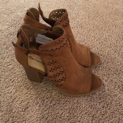 Ankle Boot , Brown 