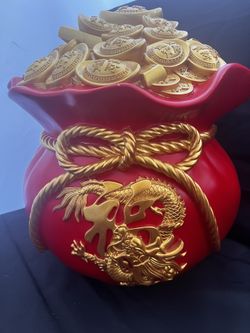 Gold  Resin Ingot Large Money bank