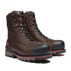 Timberland PRO Men's Boondock 8” Waterproof Composite Safety Toe Work Boot 