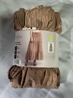 Tiered Maxi Skirt Size Medium