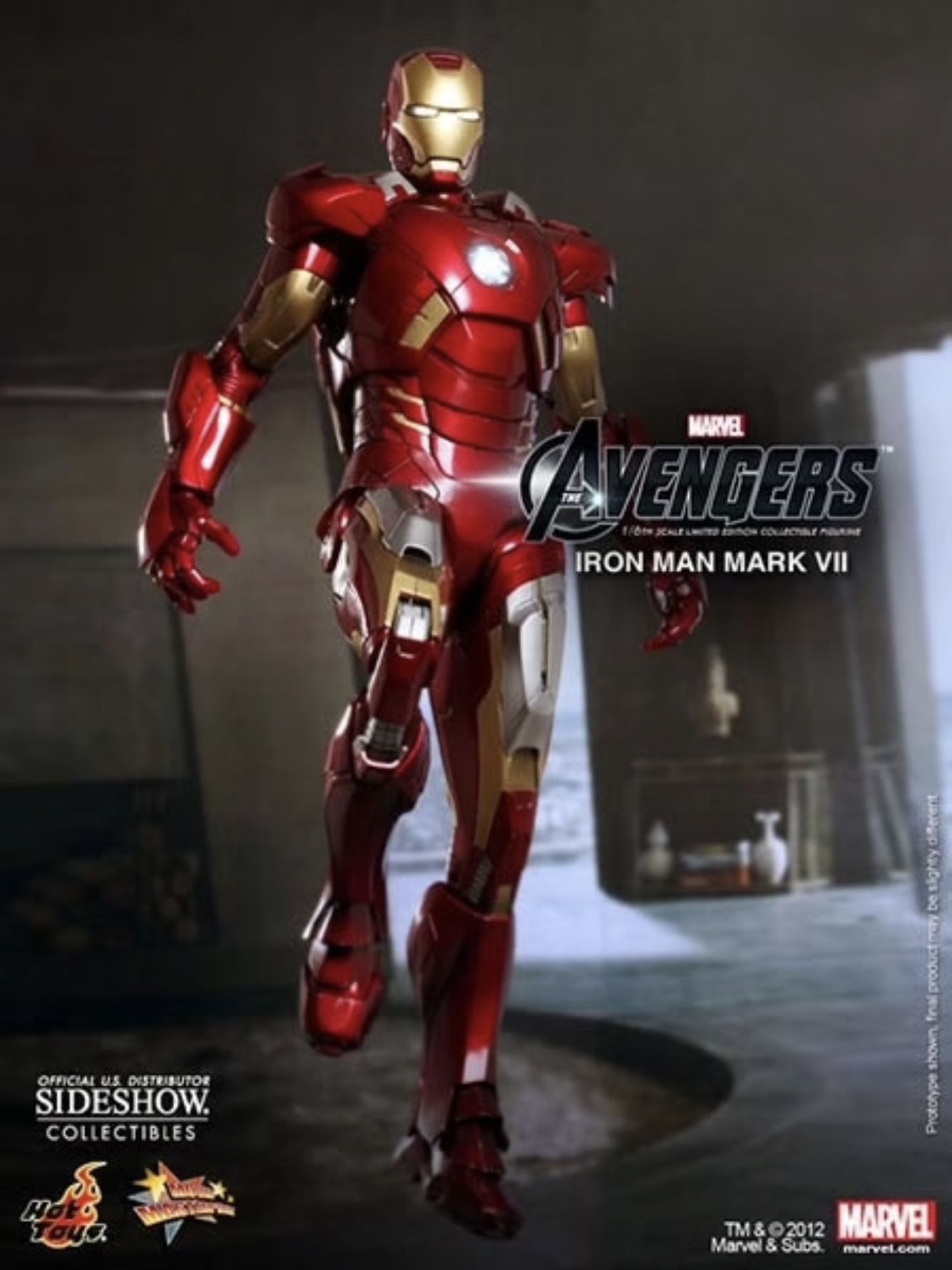 Hot Toys Marvel 1/6 Scale 12” Collectibles 