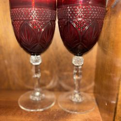 Ruby Red Goblets