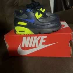 Blue And Green Nikes Toddler Size 6c