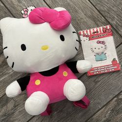 Hello Kitty Backpack & Helium Balloon $15-Both 