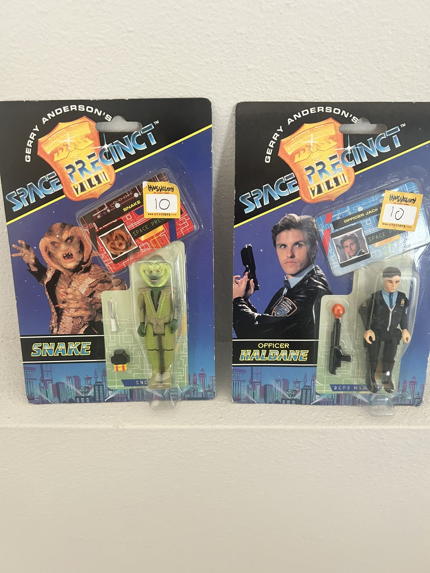 Gerry Anderson Space Precinct Figures