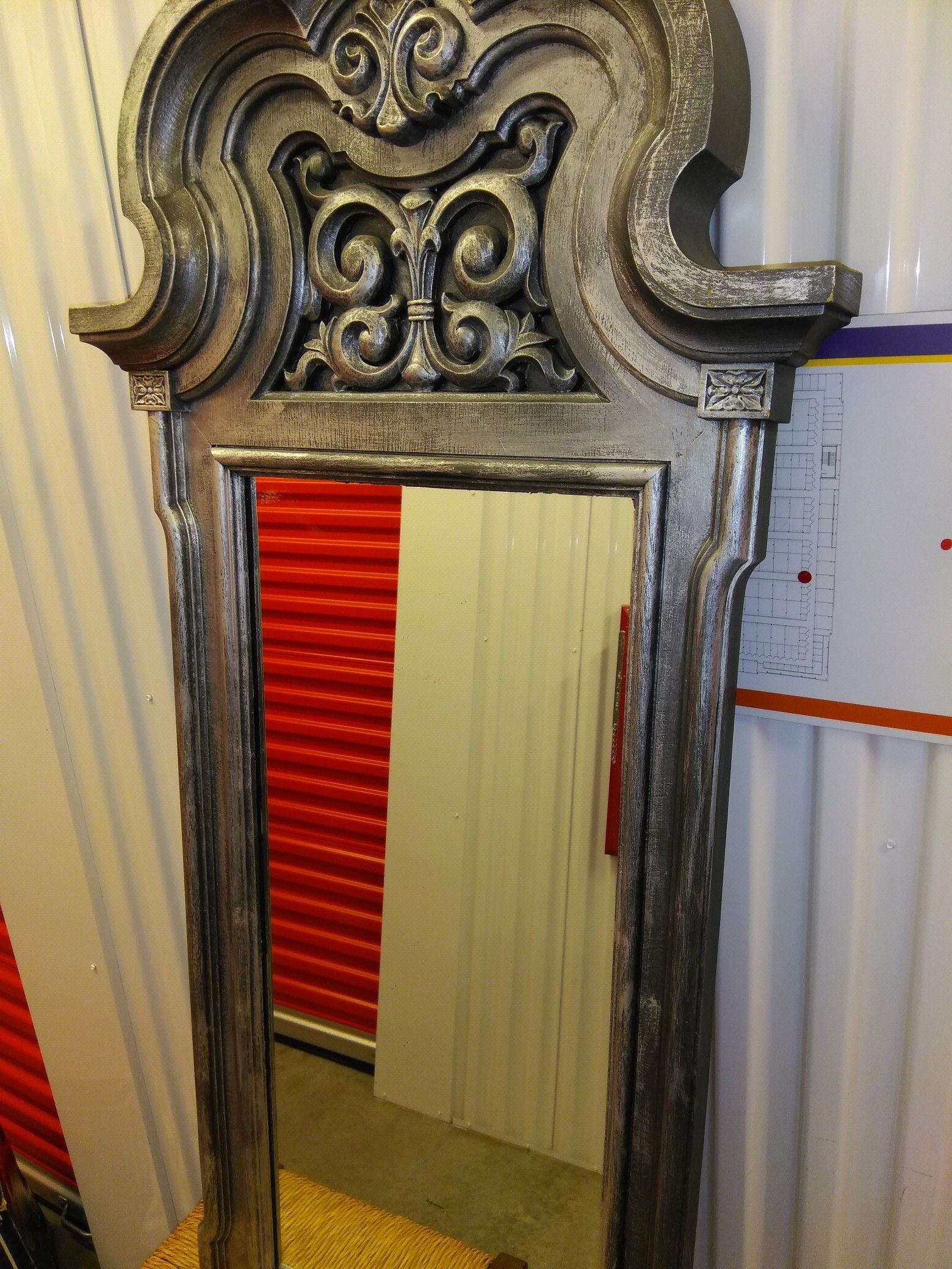 Antique Wall Mirror $100