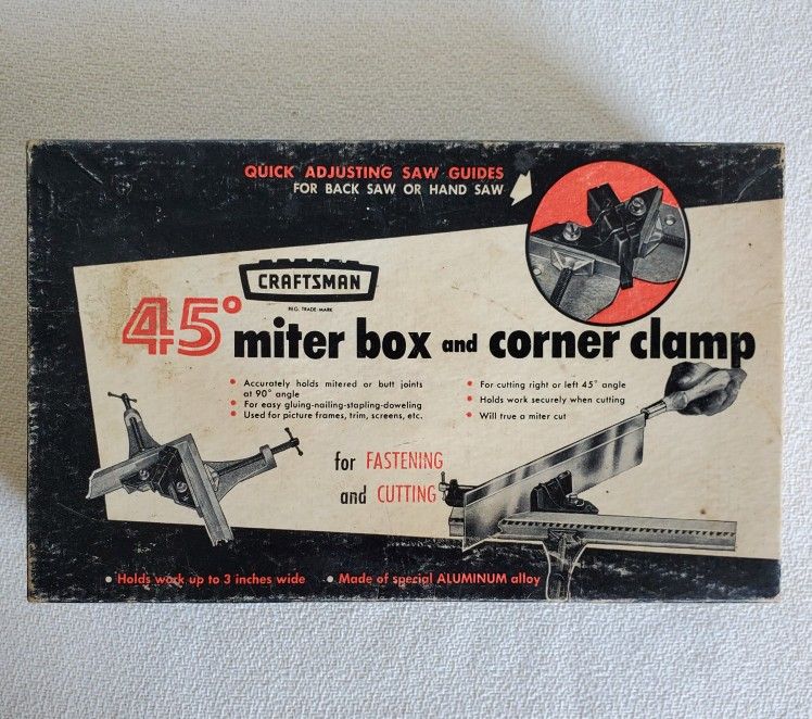 Craftsman Miter Box And Corner Clamp