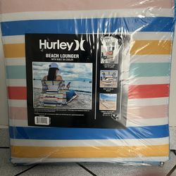 Hurley Beach Lounger With Built In Cooler