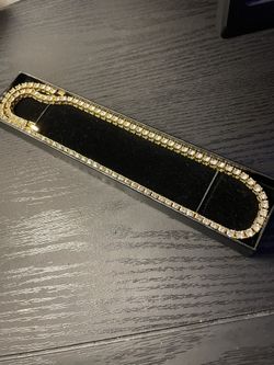 20 Inch Gold Tennis Necklace