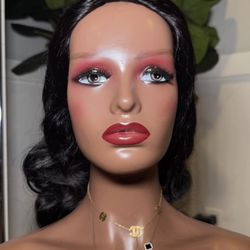 Mia half wig human hair