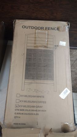 Outdoor fence