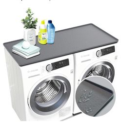 Cubiertas para lavadora y secadora para la parte superior,
encimera de lavadora y secadora de 51.2 x 25.6 pulgadas
cubierta de lavadora, alfombrilla F