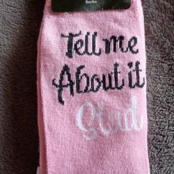 GREASE PINK LADY's CREW SOCK's 