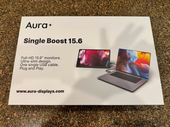 Aura Single Boost 15.6 HD Monitor New Sealed