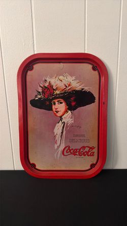 Vintage Coca-Cola Metal Serving Tray
