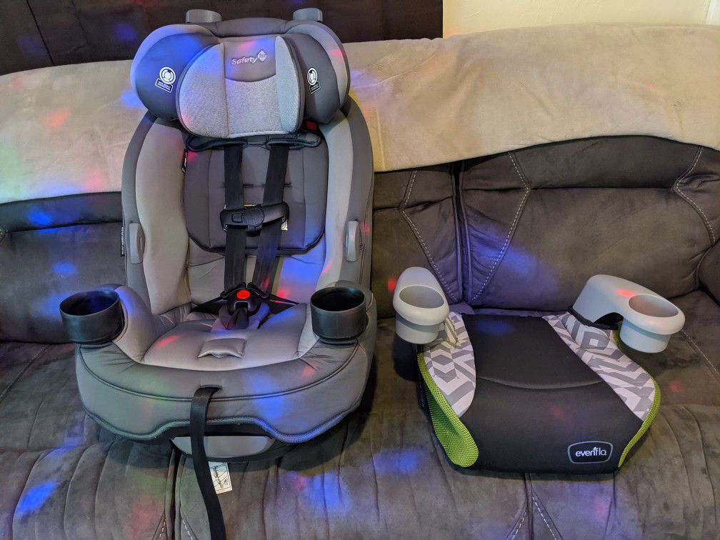 Car seat and booster seat