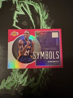 2018 Panini Status "Symbols" Kobe Bryant red parallel