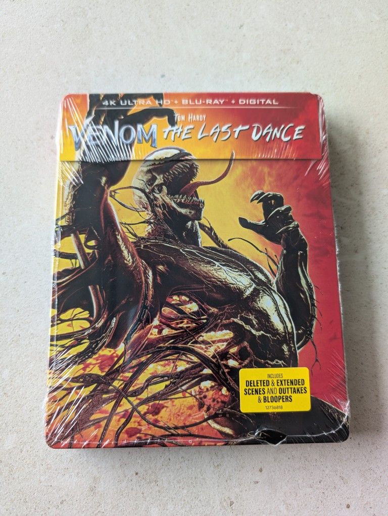 BRAND NEW Venom: The Last Dance Steelbook 4K Blu-ray