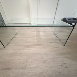 Waterfall Glass Coffee Table