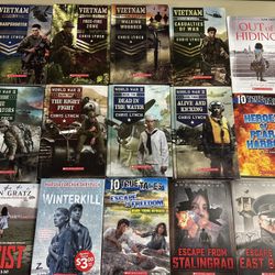 Historical fiction huge lot of 15 books like new 