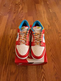 Nike dunk low LeBron James fruity pebbles size 8