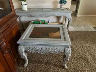 Refurbished couch table and end table