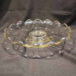 12" Glass Cake Stand